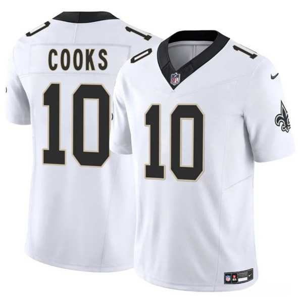 Men & Women & Youth New Orleans Saints #10 Brandin Cooks White 2025 F.U.S.E Vapor Limited Stitched Jersey